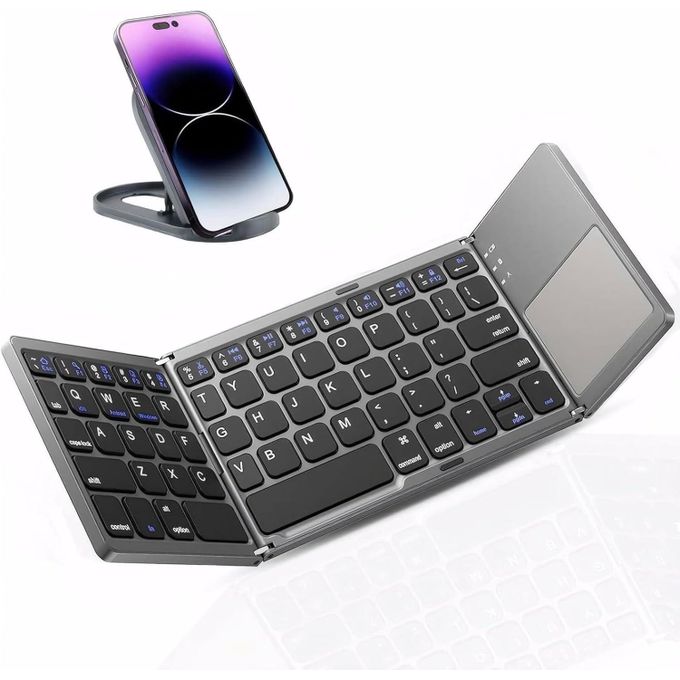 clavier de poche bleutooth rechargeable QWERTY