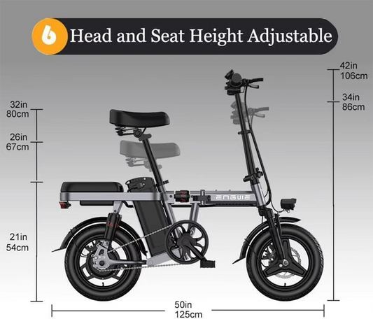 VELO ELECTIQUE PLIABLE RECHARGEABLE TOUT TERRAIN POUR ADULTE : HOMME ET FEMME