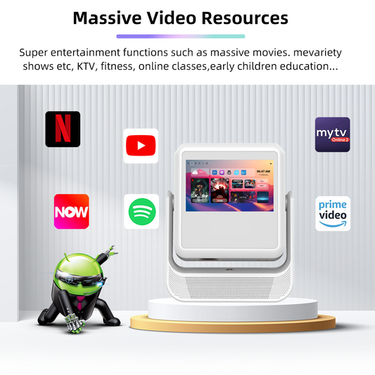 SMART PROJECTEUR TACTIL A2 PRO ANDROID 12, ROM 32GIGA