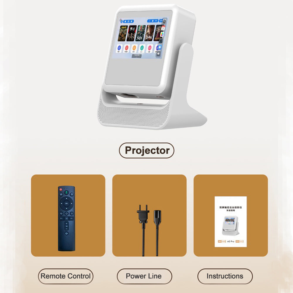 SMART PROJECTEUR TACTIL A2 PRO ANDROID 12, ROM 32GIGA