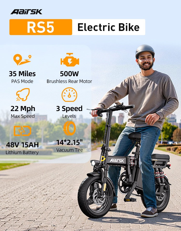 VELO ELECTIQUE PLIABLE RECHARGEABLE TOUT TERRAIN POUR ADULTE : HOMME ET FEMME