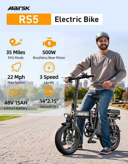 VELO ELECTIQUE PLIABLE RECHARGEABLE TOUT TERRAIN POUR ADULTE : HOMME ET FEMME