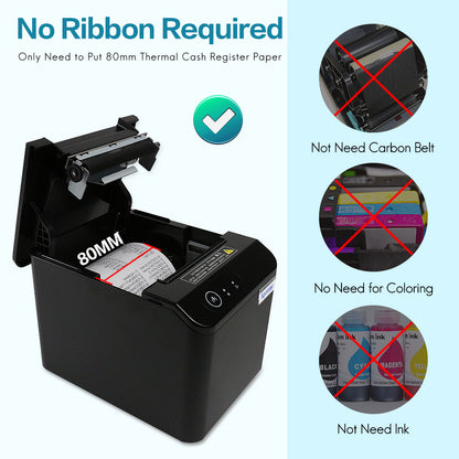 🖨 X-PRINTER THERMIQUE BLUETOOTH 80MM – GRAND FORMAT & HAUTE VITESSE