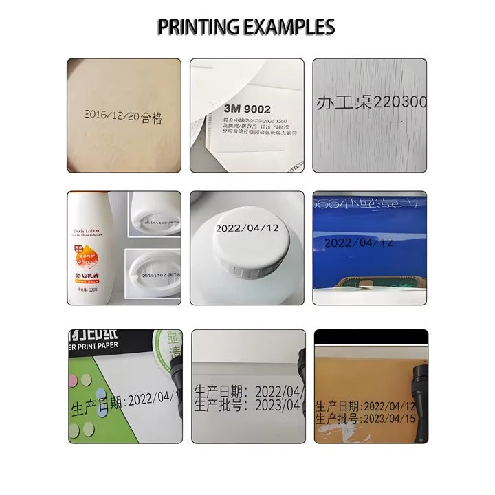 IMPRIMANTE À JET D'ENCRE SUR TOUS SUPPORTS MULTIFONCTION 6 EN 1, HAUTEUR D’IMPRESSION 12,7MM