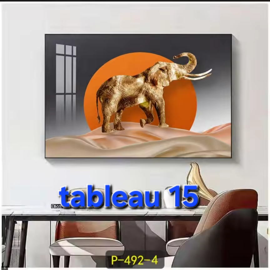 CACHE COMPTEUR 50X40, TABLEAU MURAL DÉCORATIF