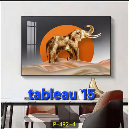 CACHE COMPTEUR 50X40, TABLEAU MURAL DÉCORATIF